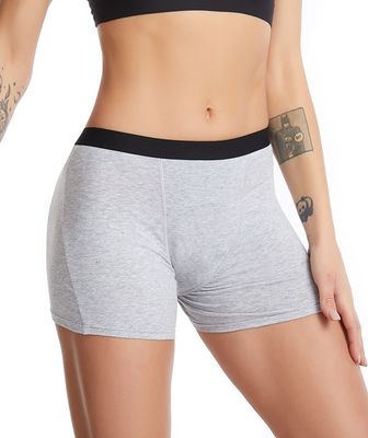 Bike Period Proof Shorts Sports Running Swimwear 4 Layers Physiological Women'S Boxer Knitted Cotton