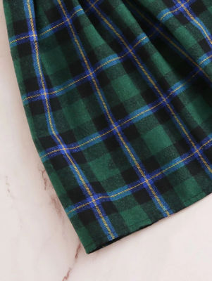 Sexy Cosplay Lingerie For Women Mini Shirt With Plaid Tie School Uniform Schoolgirl