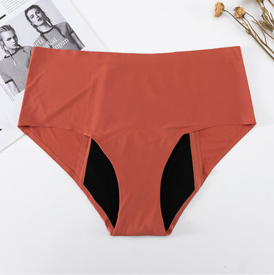 Sanitary Reusable Period Panties Knickers Plus Size 4 Layers High Waist Leakproof Seamless