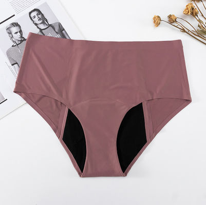 Sanitary Reusable Period Panties Knickers Plus Size 4 Layers High Waist Leakproof Seamless