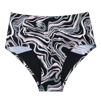 Leakproof High Waist Period Panties For Teens Seamless Menstrual Panties 4 Layers 6 Colors