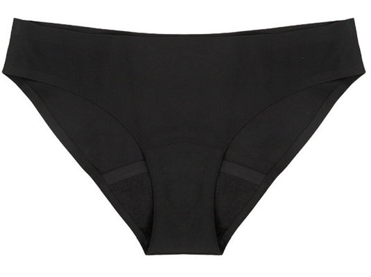 Seamless Period Panties Postpartum Undies Leopard Low Waist Ice Silk Waterproof Strips