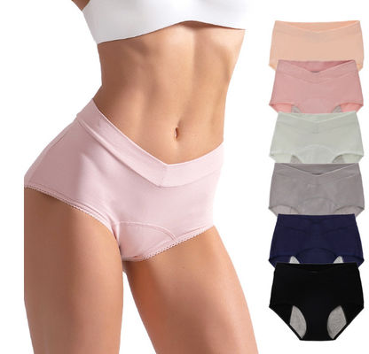 Postpartum Reusable Period Panties For Heavy Flow Plus Size Cotton 3 Layer