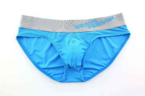 Blue Mens Sexy Underwear Sexy Fashion Sport Panties Plus Size Nylon Boxer Briefs