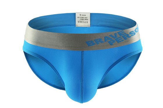 Blue Mens Sexy Underwear Sexy Fashion Sport Panties Plus Size Nylon Boxer Briefs